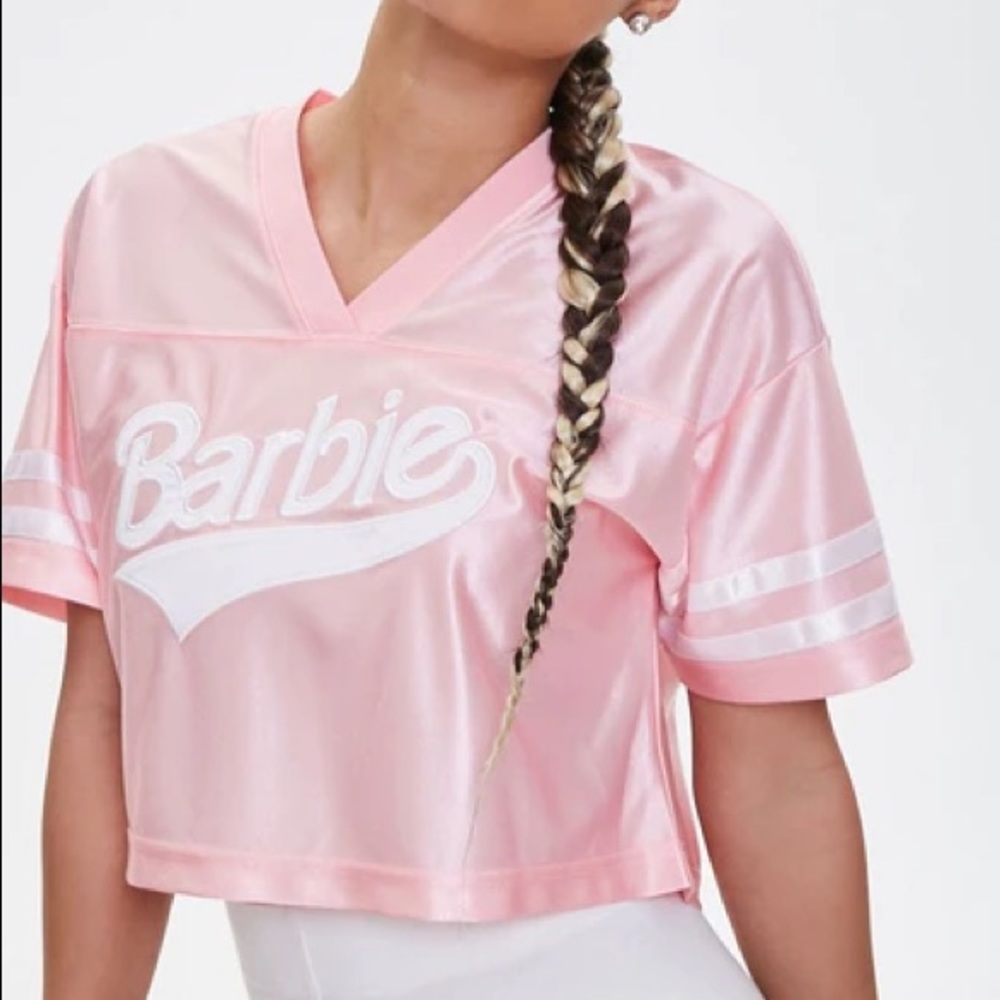 Barbie Varsity Crop Jersey